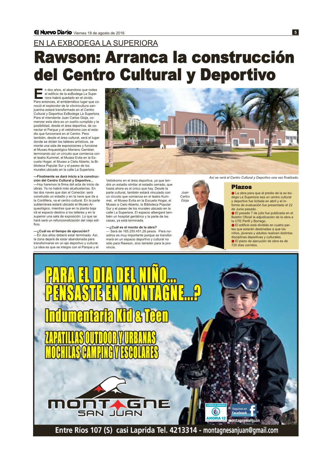El Nuevo Diario San Juan Argentina Edicion Impresa Digital N